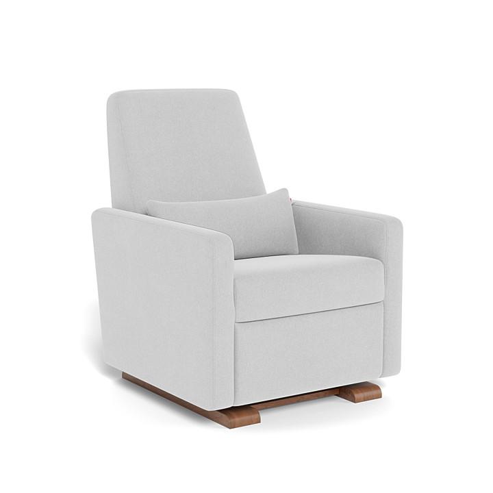 Monte Design - Motorized Grano Glider Recliner - Walnut Base-Chairs-Ash-Posh Baby