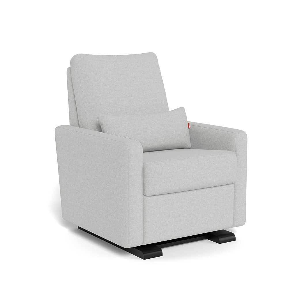 Monte Design - Motorized Matera Glider Recliner - Espresso Base-Chairs-Fog Grey-Posh Baby