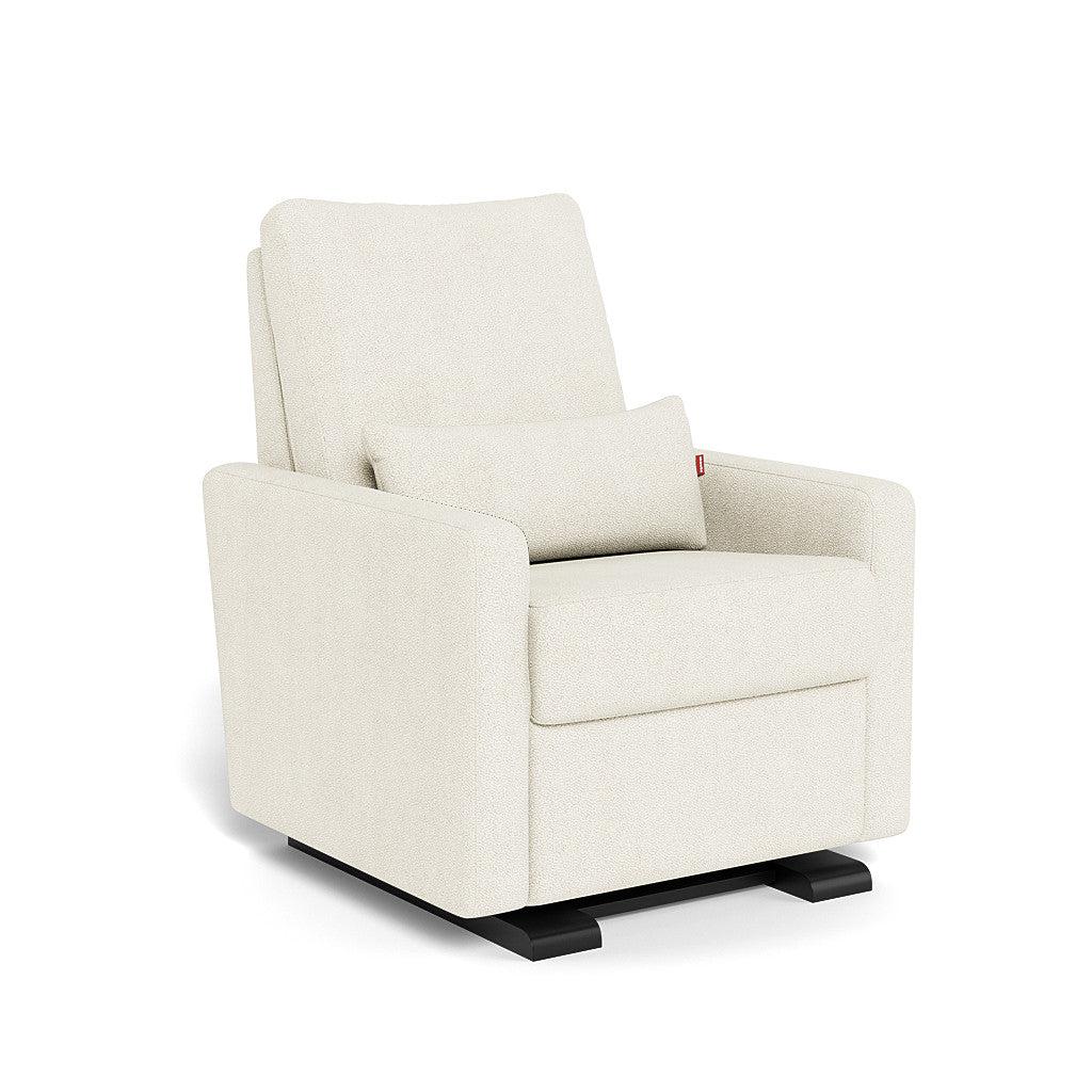 Monte Design - Motorized Matera Glider Recliner - Espresso Base-Chairs-Ivory Boucle-Posh Baby