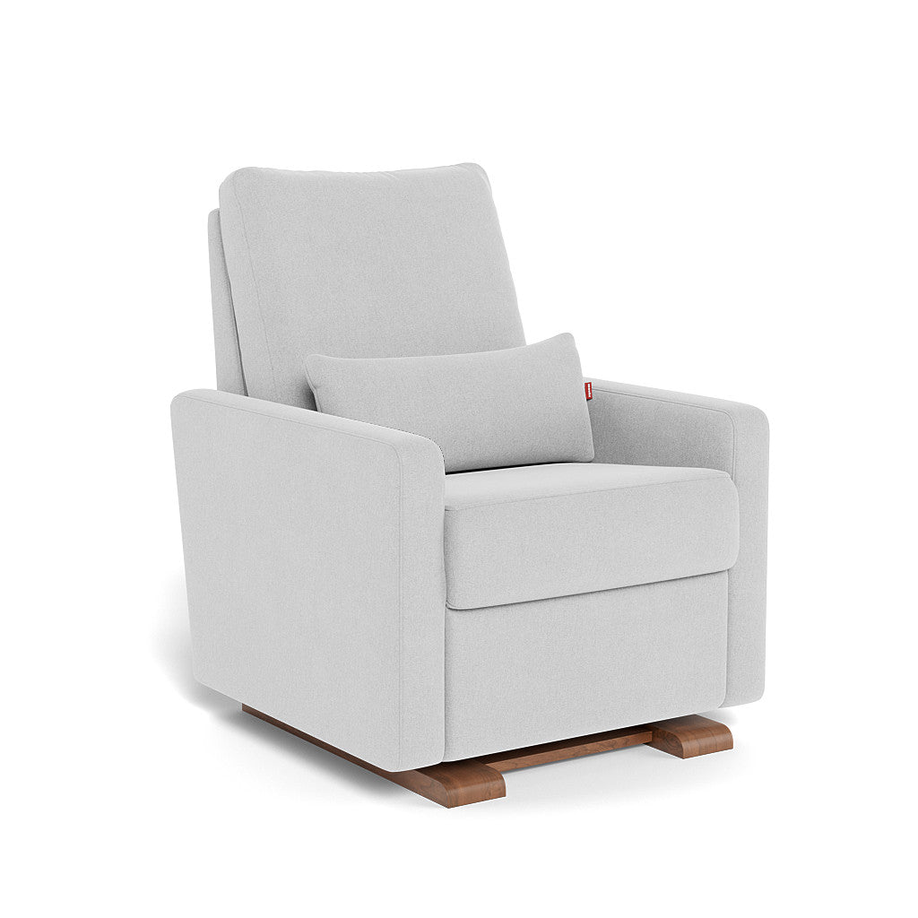 Monte Design - Motorized Matera Glider Recliner - Walnut Base-Chairs-Ash-Posh Baby