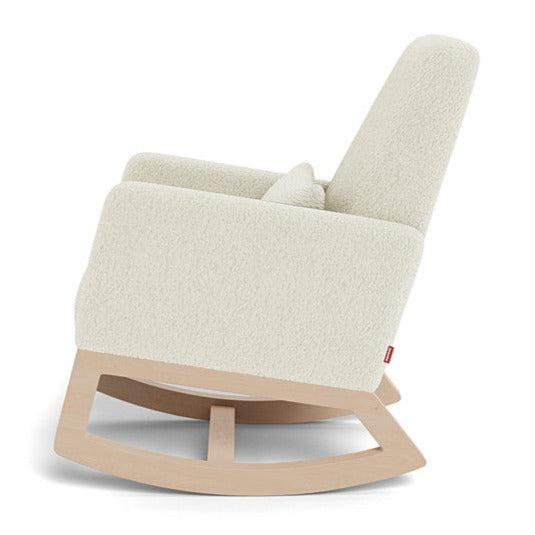 Monte Design - Quick Ship Joya Rocker - Faux Sheepskin + Maple Base-Chairs-Posh Baby