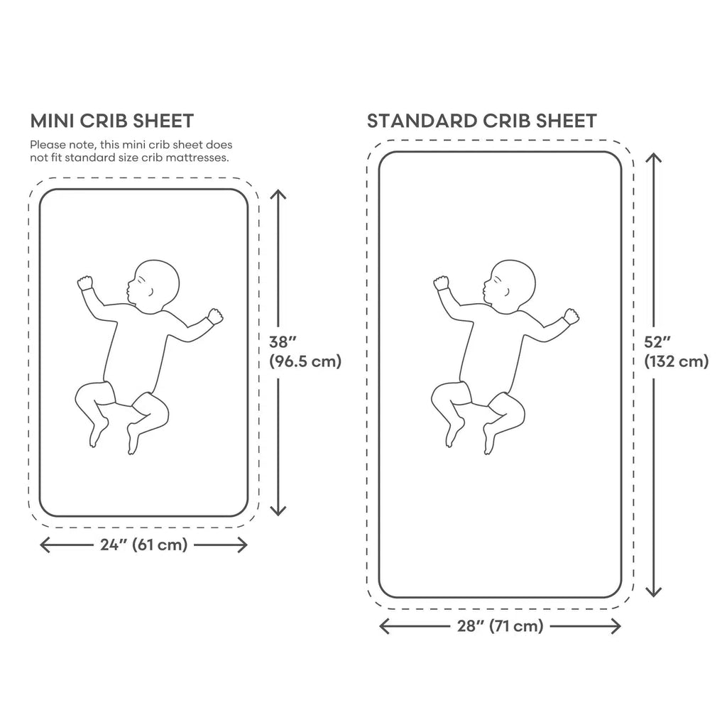 Mushie - Stretchy Mini Crib Sheet - Rainbow-Mini Crib Sheets-Posh Baby