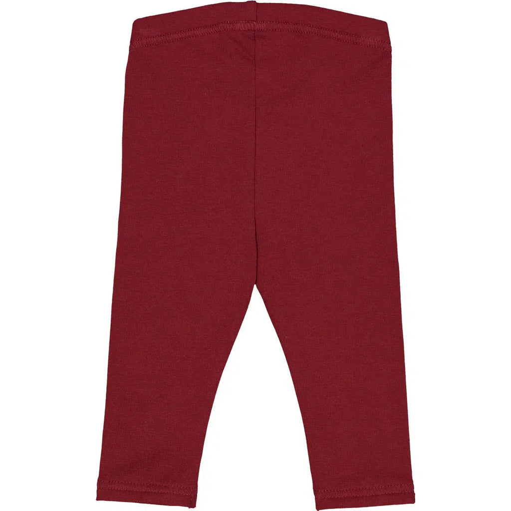 Musli - Organic Cotton Cozy Leggings - Cabernet-Bottoms-0-3M-Posh Baby