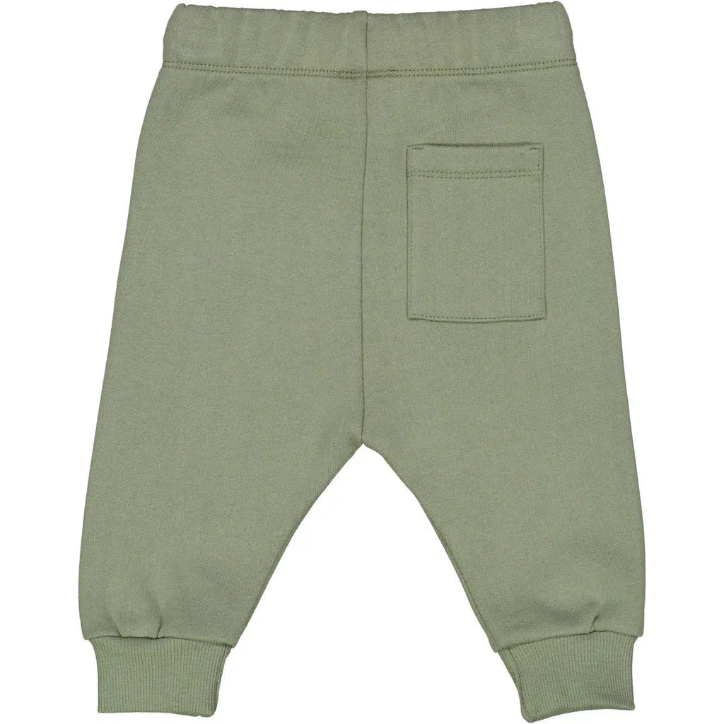 Musli - Organic Cotton Sweatpants - Green-Bottoms-3-6M-Posh Baby