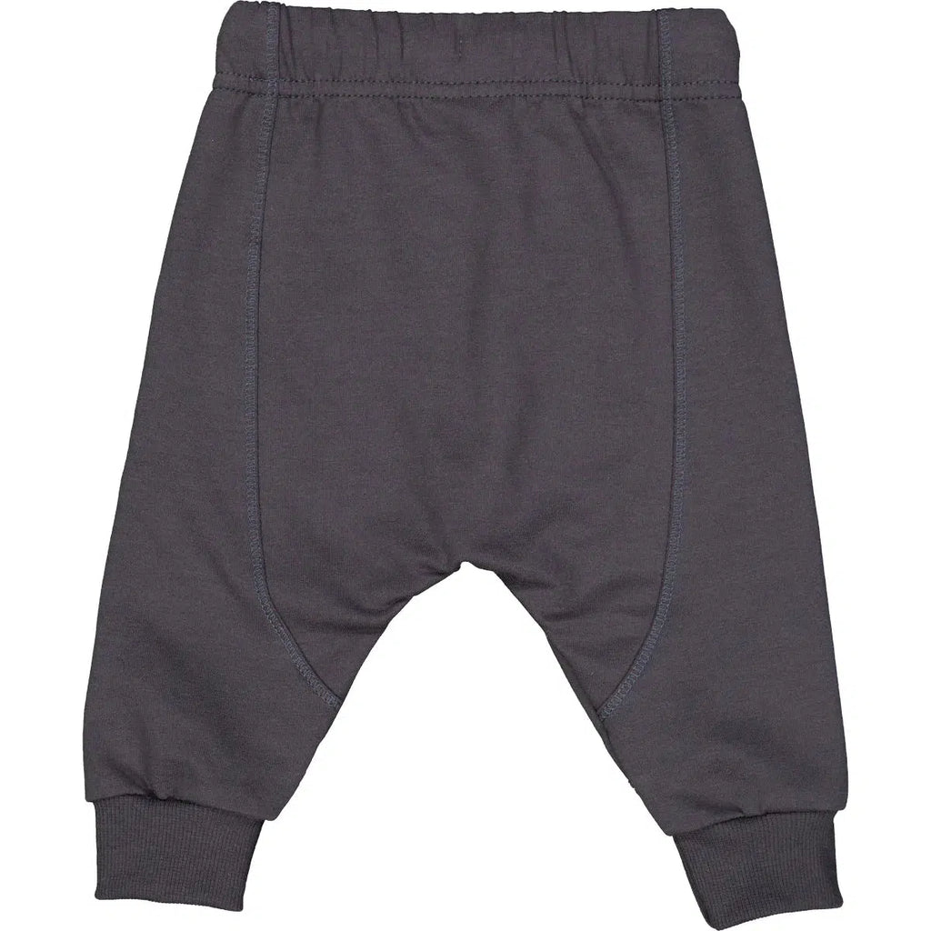 Musli - Organic Cotton Sweatpants - Mystery Blue-Bottoms-3-6M-Posh Baby