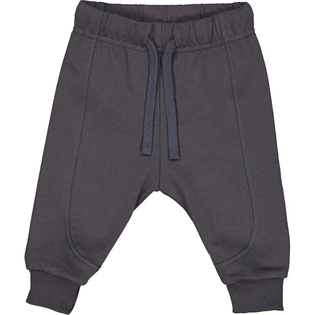 Musli - Organic Cotton Sweatpants - Mystery Blue-Bottoms-3-6M-Posh Baby