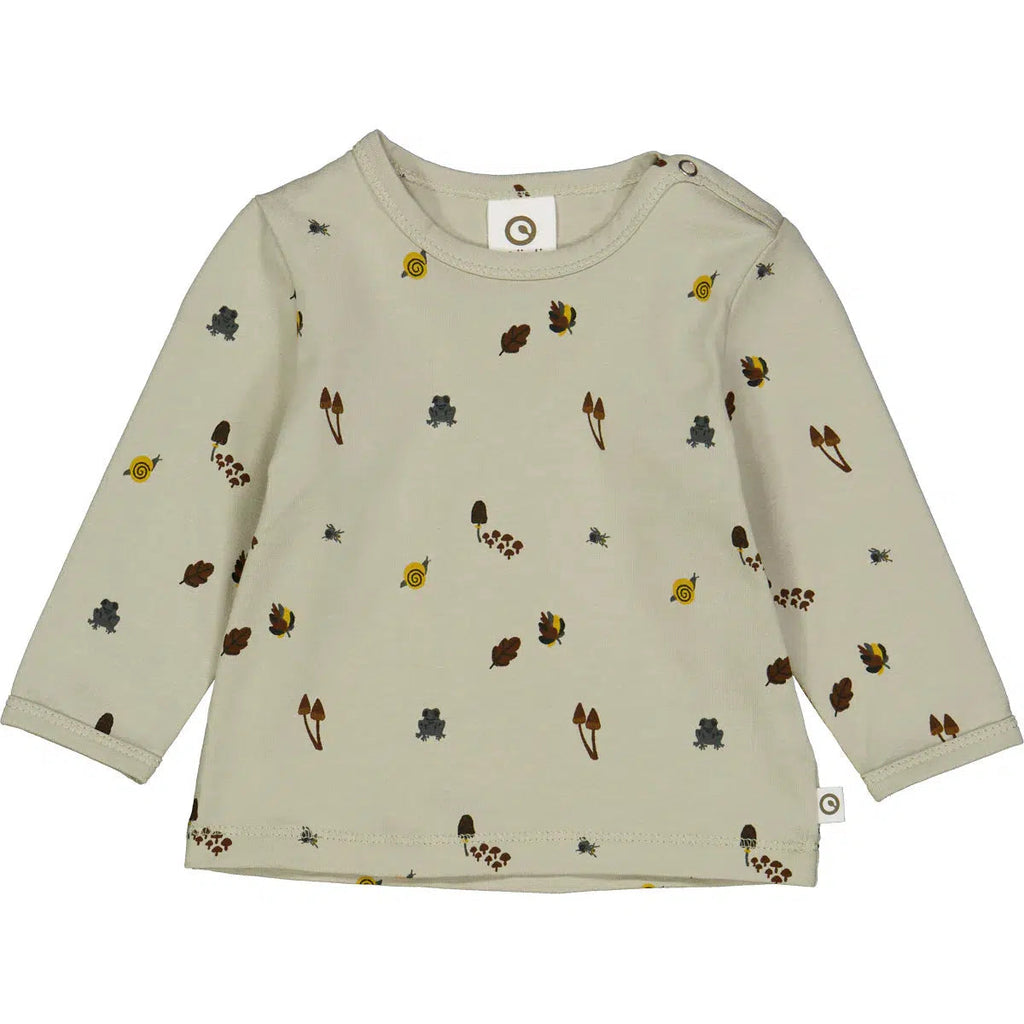 Musli - Organic Cotton Top - Sage Forest-Long Sleeves-9-12M-Posh Baby