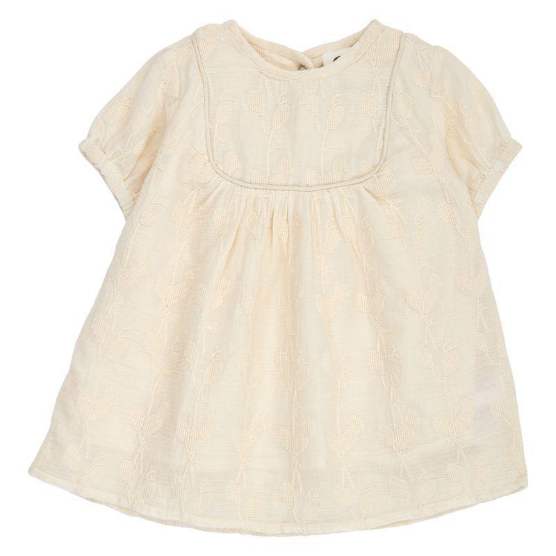 Musli Organics Musli Puff Sleeve Dress Cream