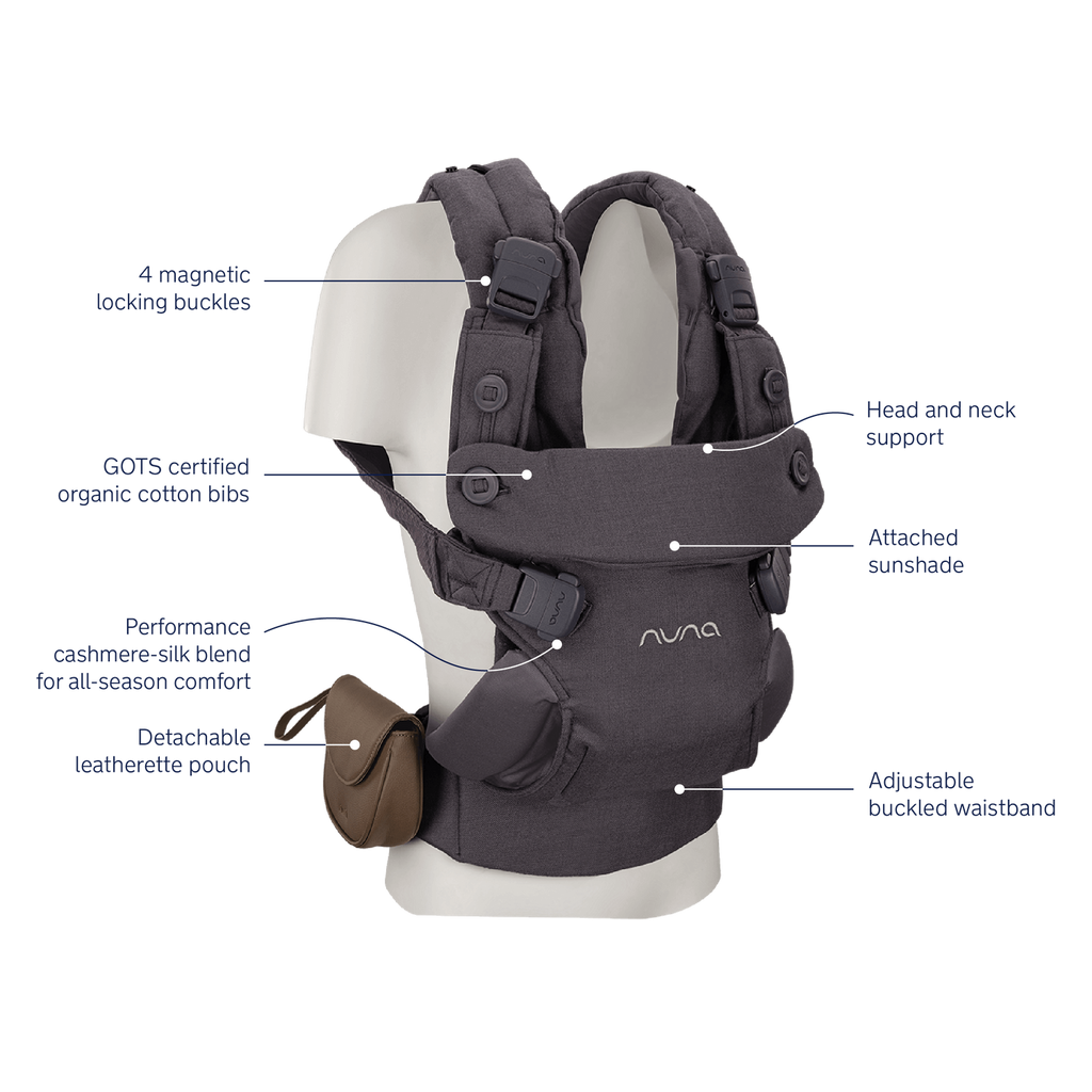 Nuna - Cudl Luxe Baby Carrier - Dusk-Baby Carriers-Posh Baby