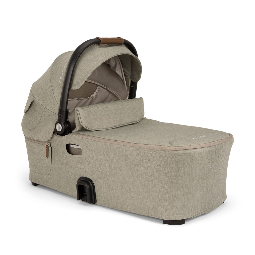 Nuna - Demi Next Bassinet + Stand - Hazelwood-Stroller Bassinets + Stands-Posh Baby