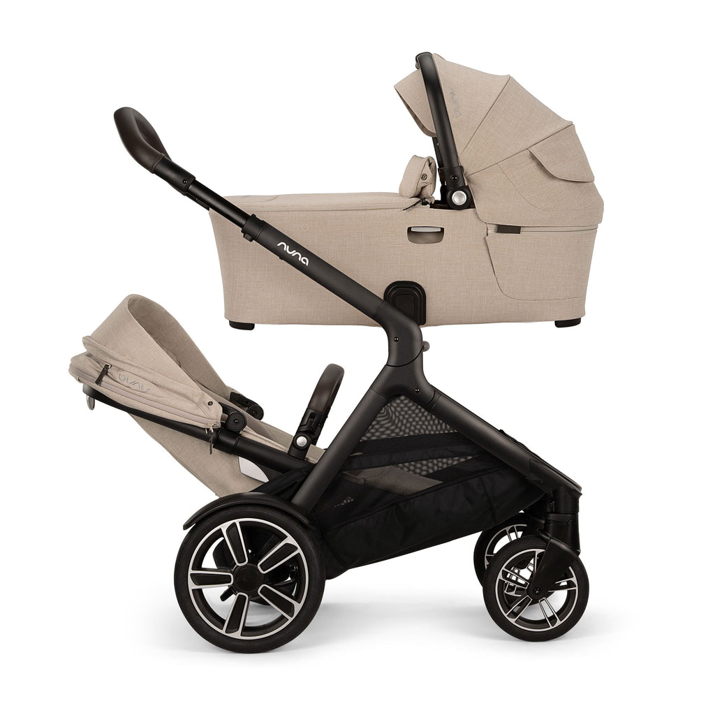 Nuna - Demi Next Sibling Seat - Biscotti-Stroller Second Seats-Posh Baby