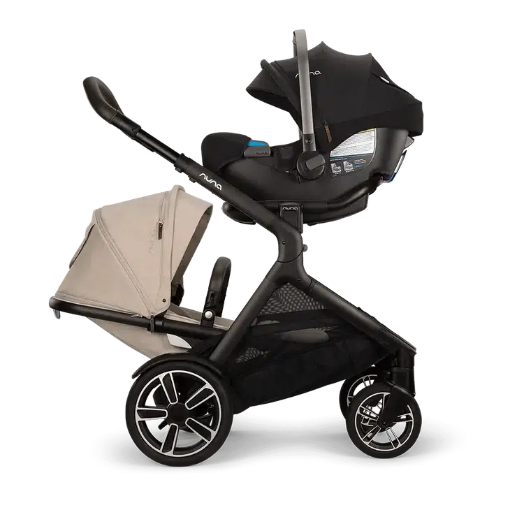 Nuna - Demi Next Sibling Seat - Biscotti-Stroller Second Seats-Posh Baby