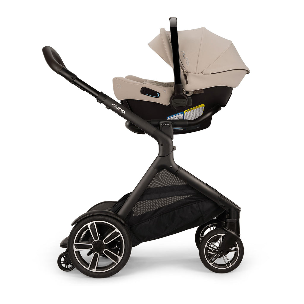 Nuna - Demi Next Stroller + Rider Board - Biscotti-Single-to-Double Strollers-Posh Baby