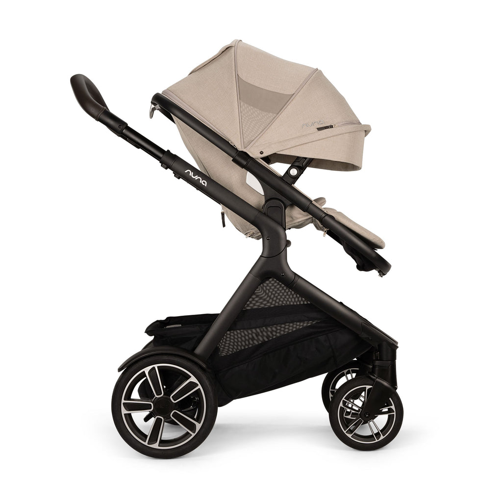 Nuna - Demi Next Stroller + Rider Board - Biscotti-Single-to-Double Strollers-Posh Baby