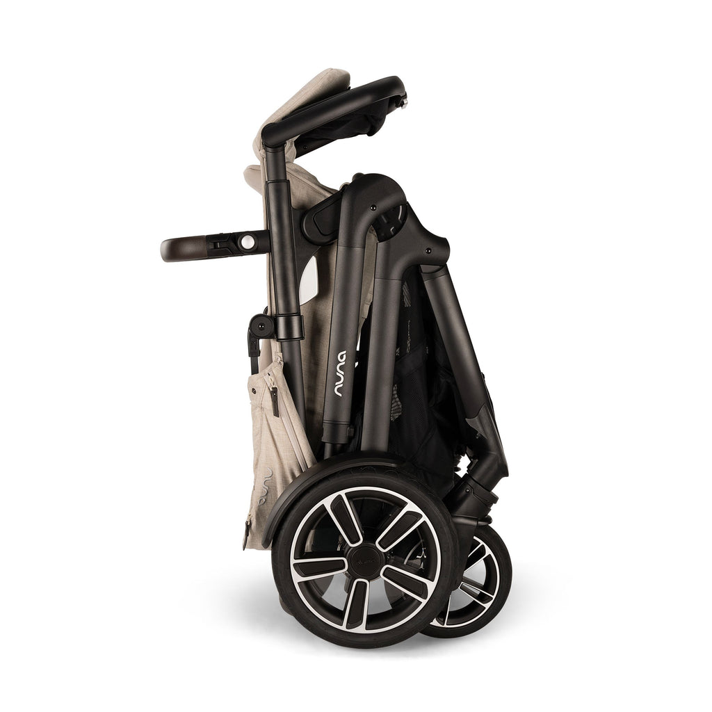 Nuna - Demi Next Stroller + Rider Board - Biscotti-Single-to-Double Strollers-Posh Baby