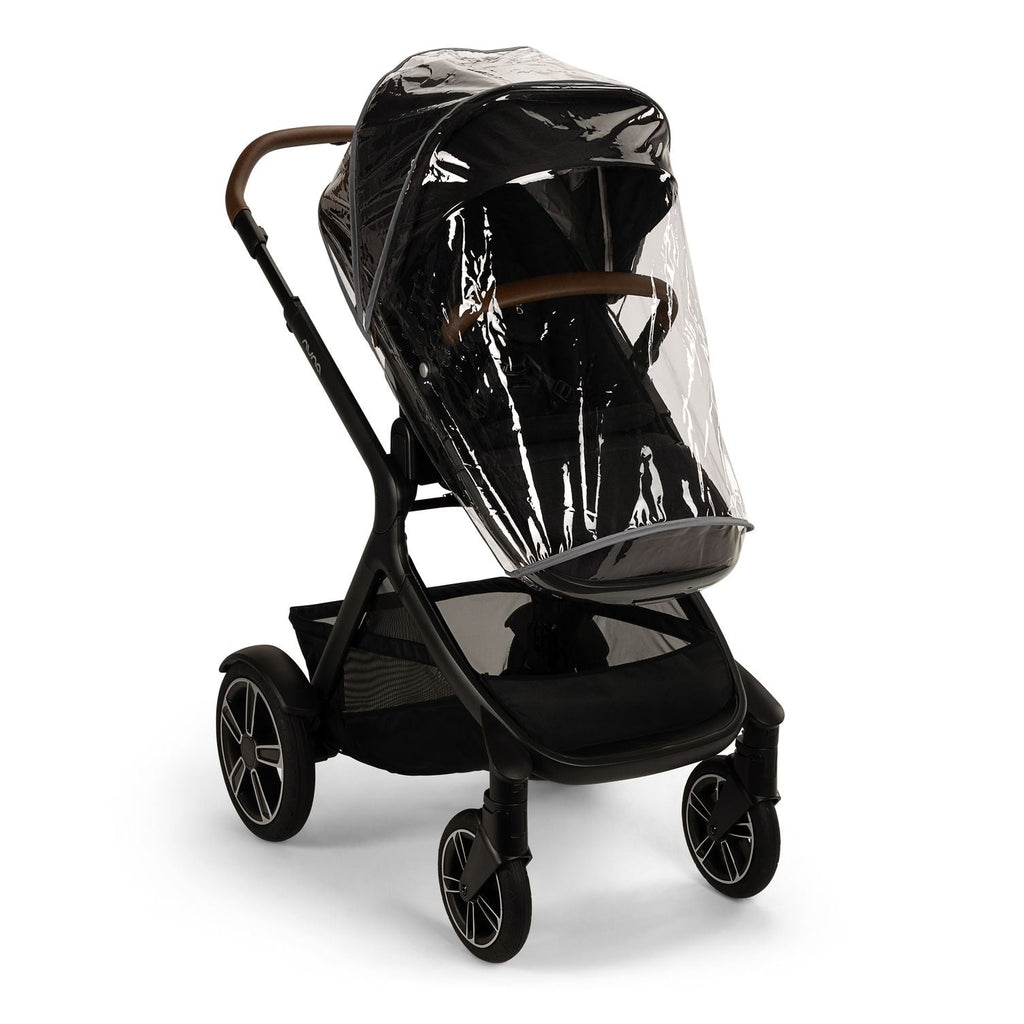 Nuna - Demi Next Stroller + Rider Board - Caviar-Single-to-Double Strollers-Posh Baby