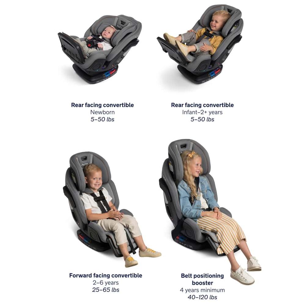 Nuna - Exec All-in-One Car Seat - Biscotti-Convertible Car Seats-Posh Baby