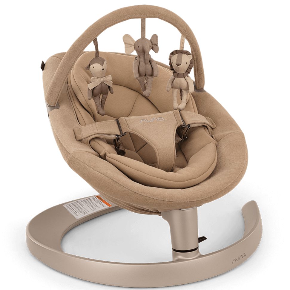 Nuna - Leaf Grow - Teddy-Bouncers + Loungers-Posh Baby