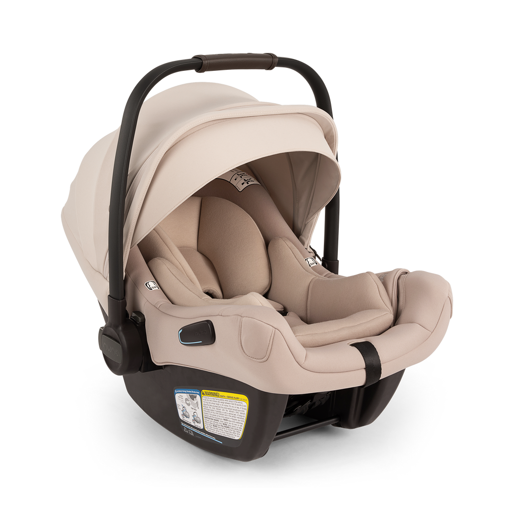 Nuna - Pipa Aire Infant Car Seat + Pipa Base - Biscotti-Infant Car Seats-Posh Baby