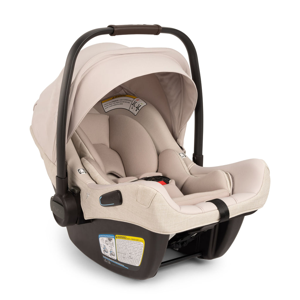 Nuna - Pipa Aire RX Infant Car Seat + Pipa RELX Base - Biscotti-Infant Car Seats-Posh Baby