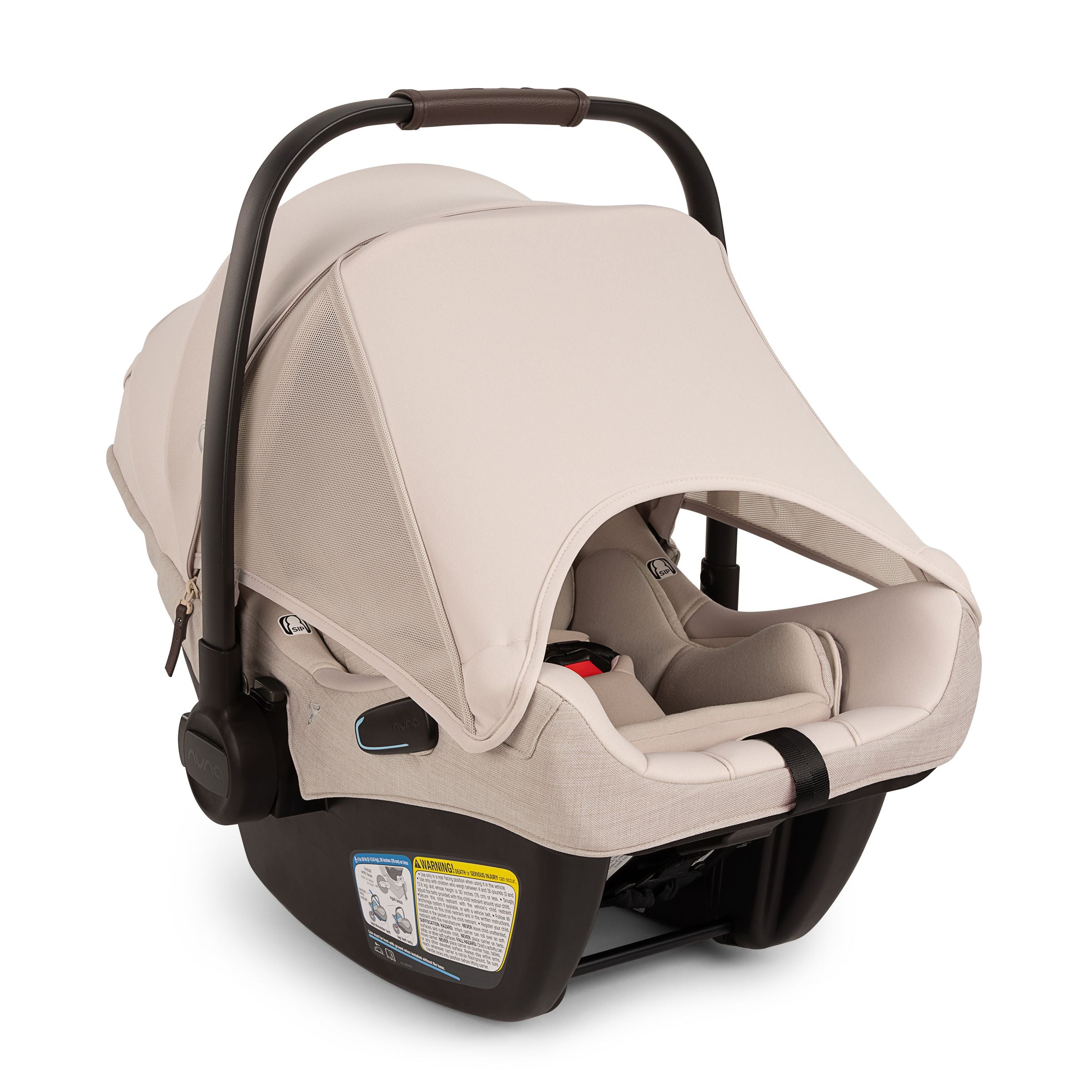 Nuna Pipa Aire RX + Pipa RELX Base Biscotti | Posh Baby