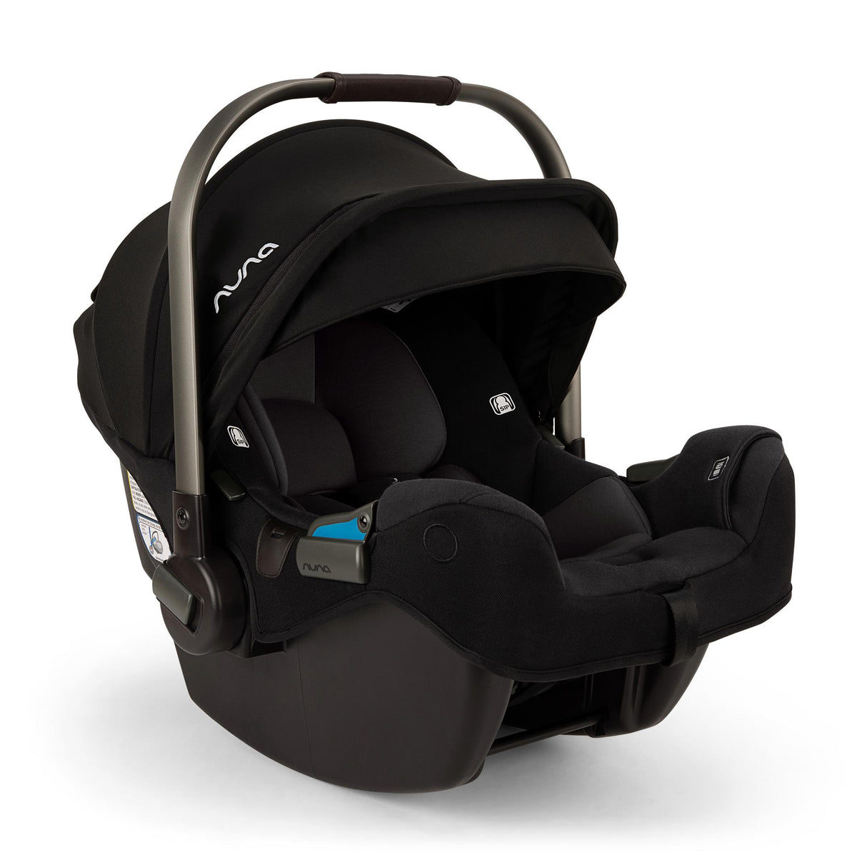 Nuna PIPA RX & RELX Base Caviar w/ Chocolate | Posh Baby