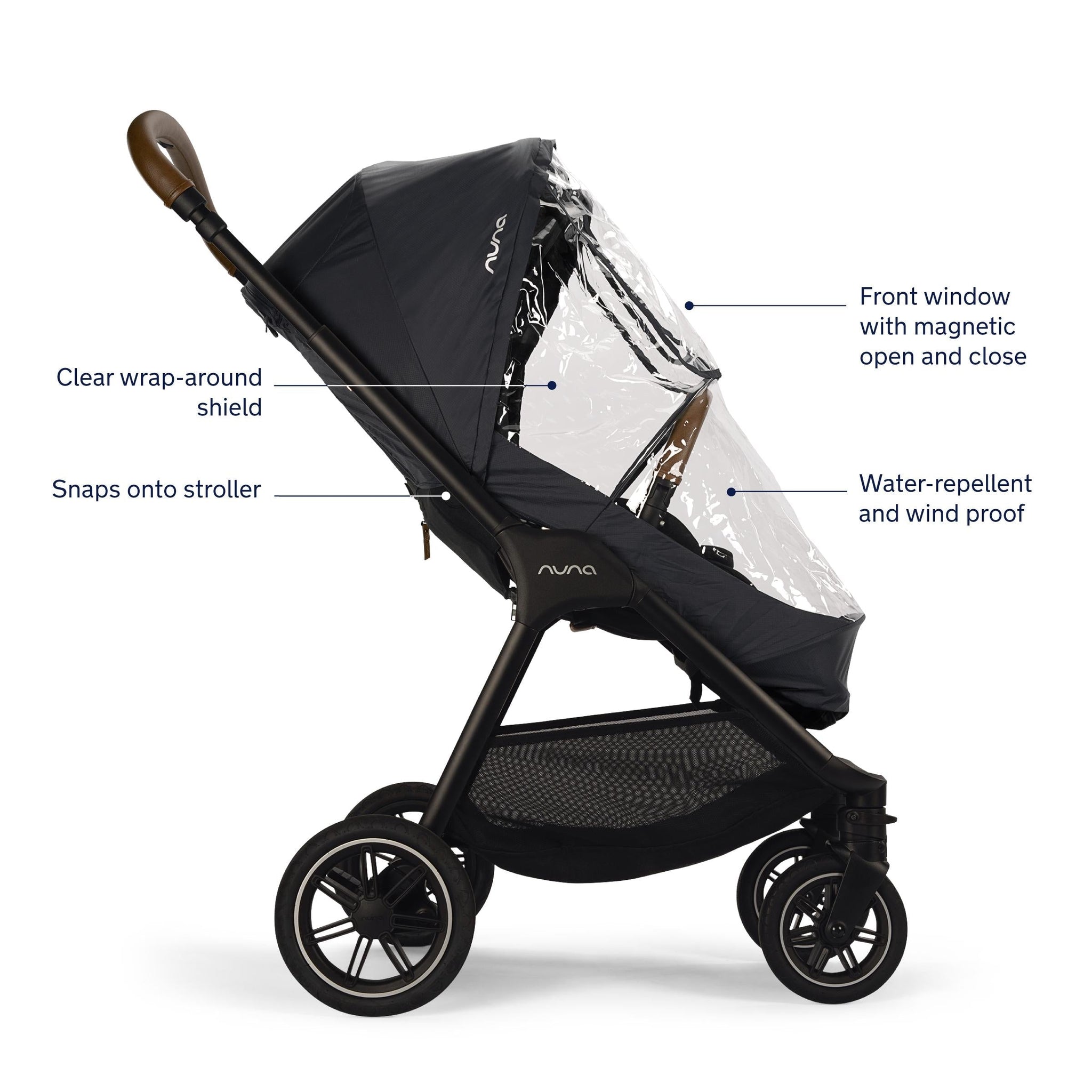 jogging stroller wind cover Nuna TRIV Series Rain Cover