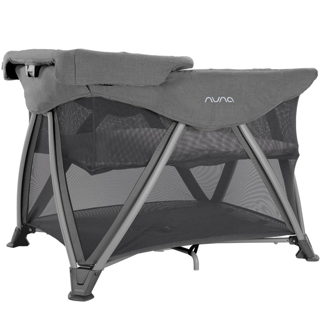 Nuna - Sena Aire + Changer Bundle - Granite-Travel Beds + Play Yards-Posh Baby