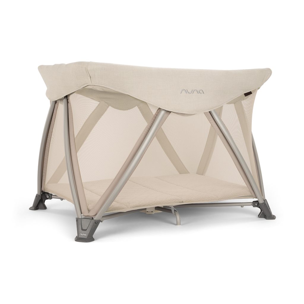 Nuna - Sena Aire + Zip-Off Bassinet + Changer - Biscotti-Travel Beds + Play Yards-Posh Baby