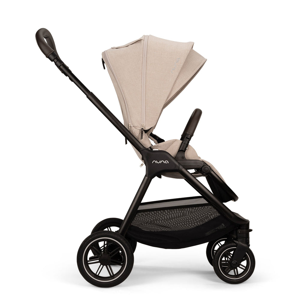 Nuna - Triv Next Stroller - Biscotti-Full Size Strollers-Posh Baby