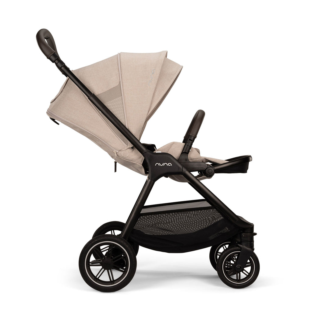 Nuna - Triv Next Stroller - Biscotti-Full Size Strollers-Posh Baby