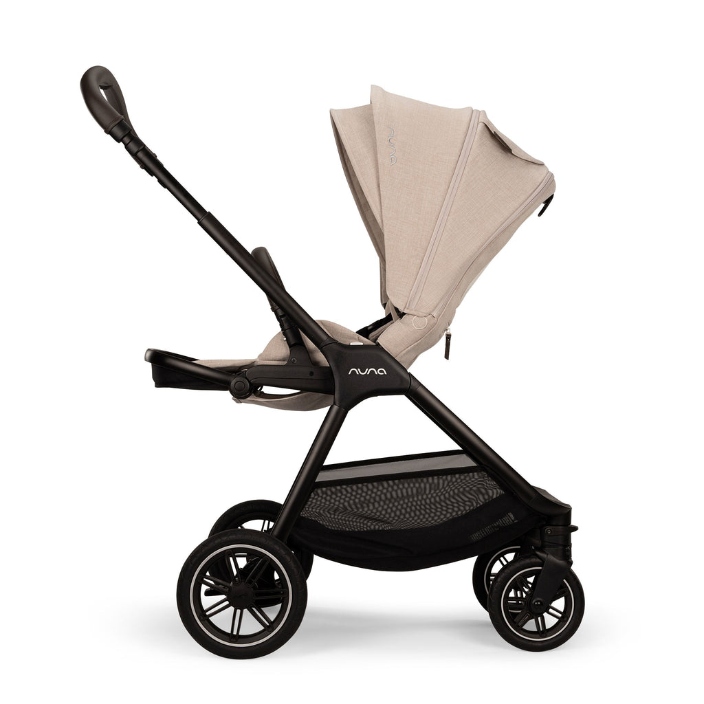 Nuna - Triv Next Stroller - Biscotti-Full Size Strollers-Posh Baby