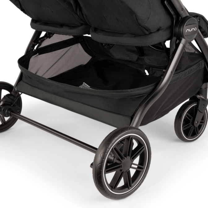 Nuna - TRVL DUBL Stroller - Caviar-Lightweight + Travel Strollers-Posh Baby