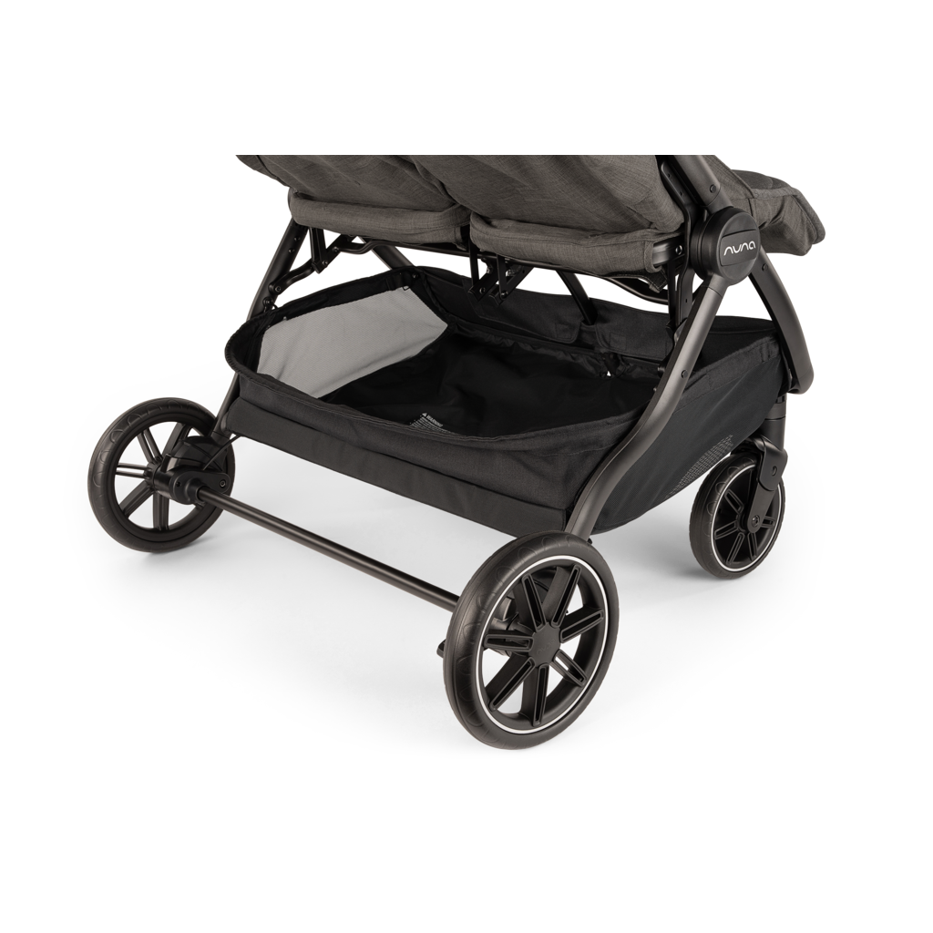 Nuna - TRVL DUBL Stroller - Granite-Lightweight + Travel Strollers-Posh Baby