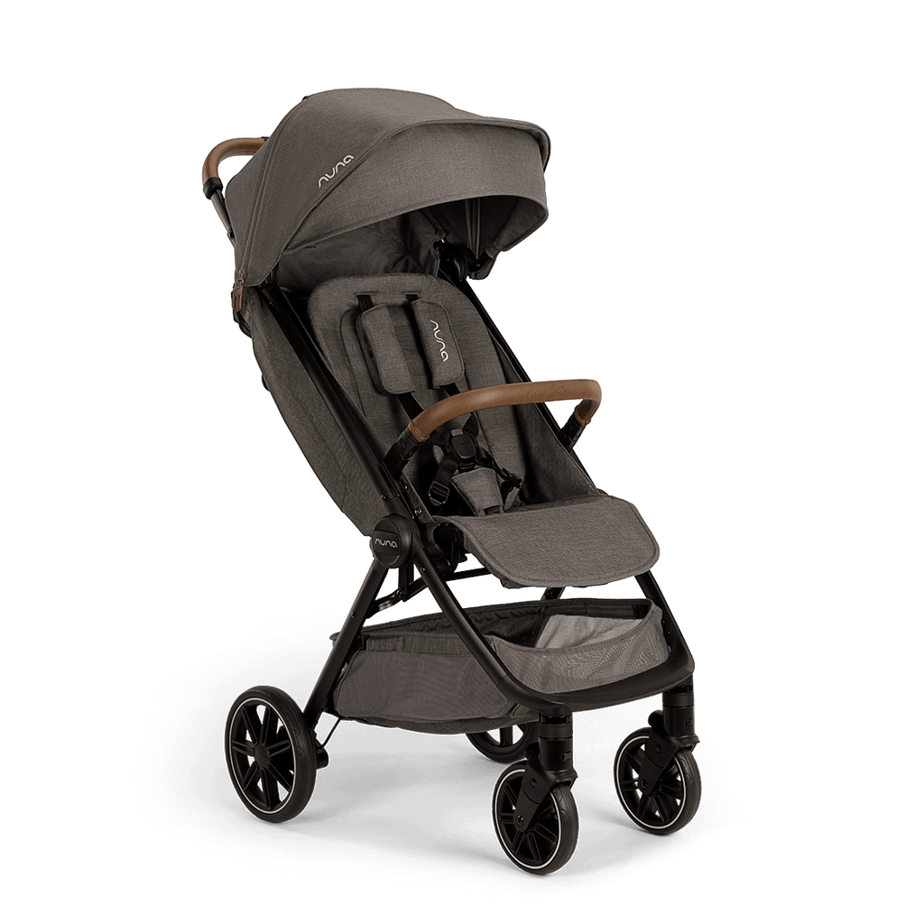 Nuna - TRVL LX Stroller - Granite-Lightweight + Travel Strollers-Posh Baby