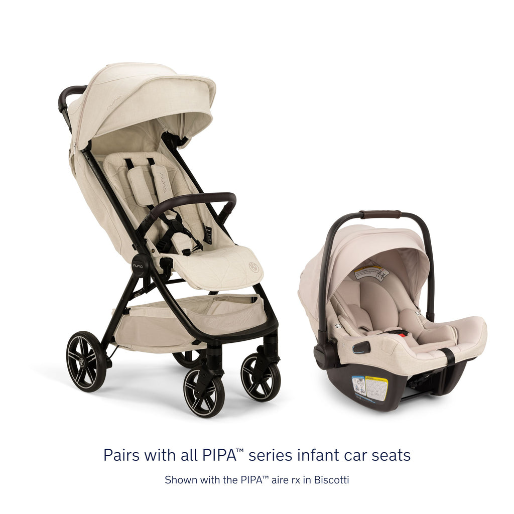 Nuna x BMW - TRVL LX Stroller - Mica-Lightweight + Travel Strollers-Posh Baby