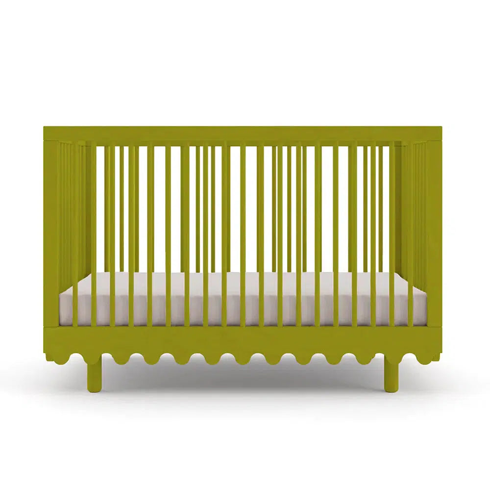 Oeuf - Moss Crib - Peapod Green-Cribs-Posh Baby