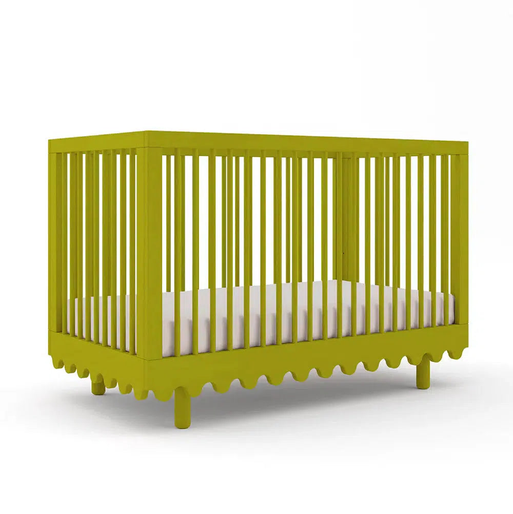 Oeuf - Moss Crib - Peapod Green-Cribs-Posh Baby