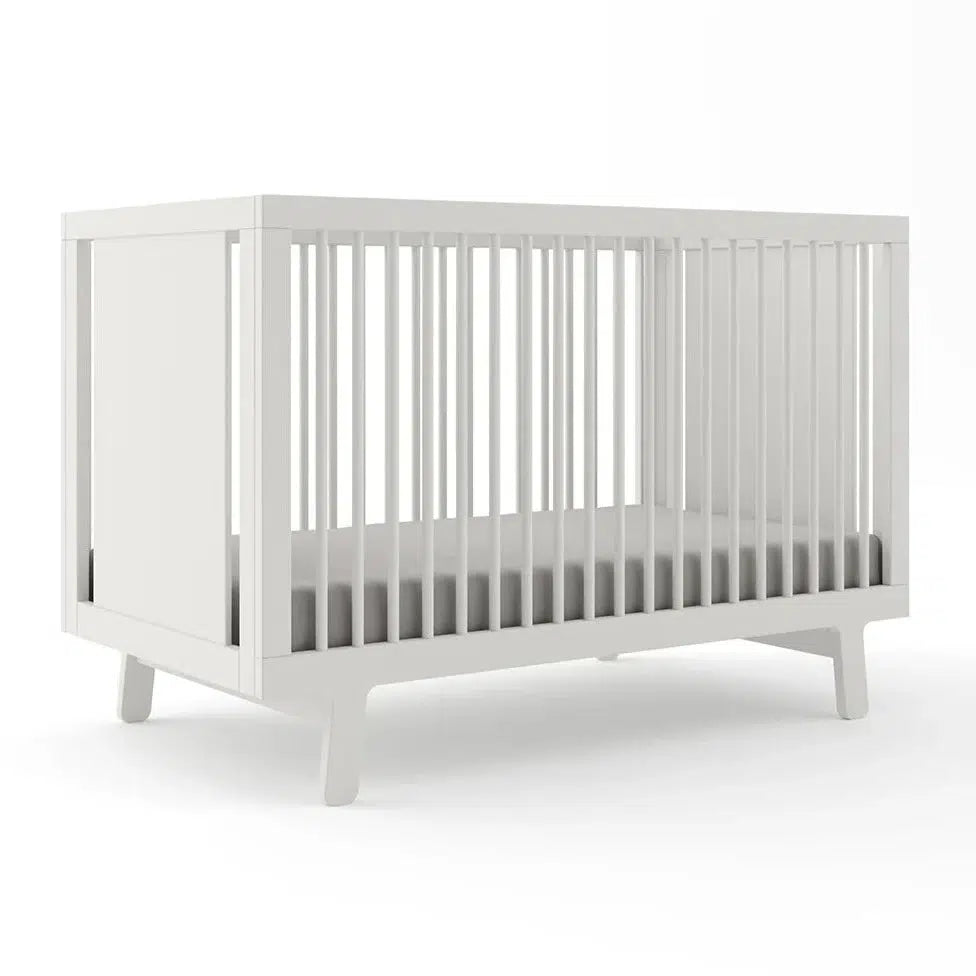 Oeuf - Sparrow Crib - White-Cribs-Posh Baby