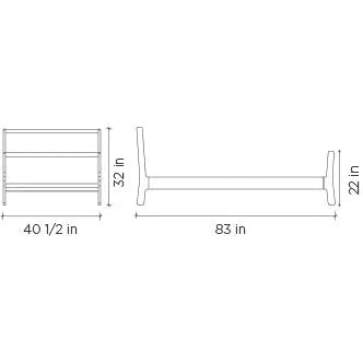 Oeuf - Sparrow Twin Bed - Birch-Big Kid Beds-Posh Baby