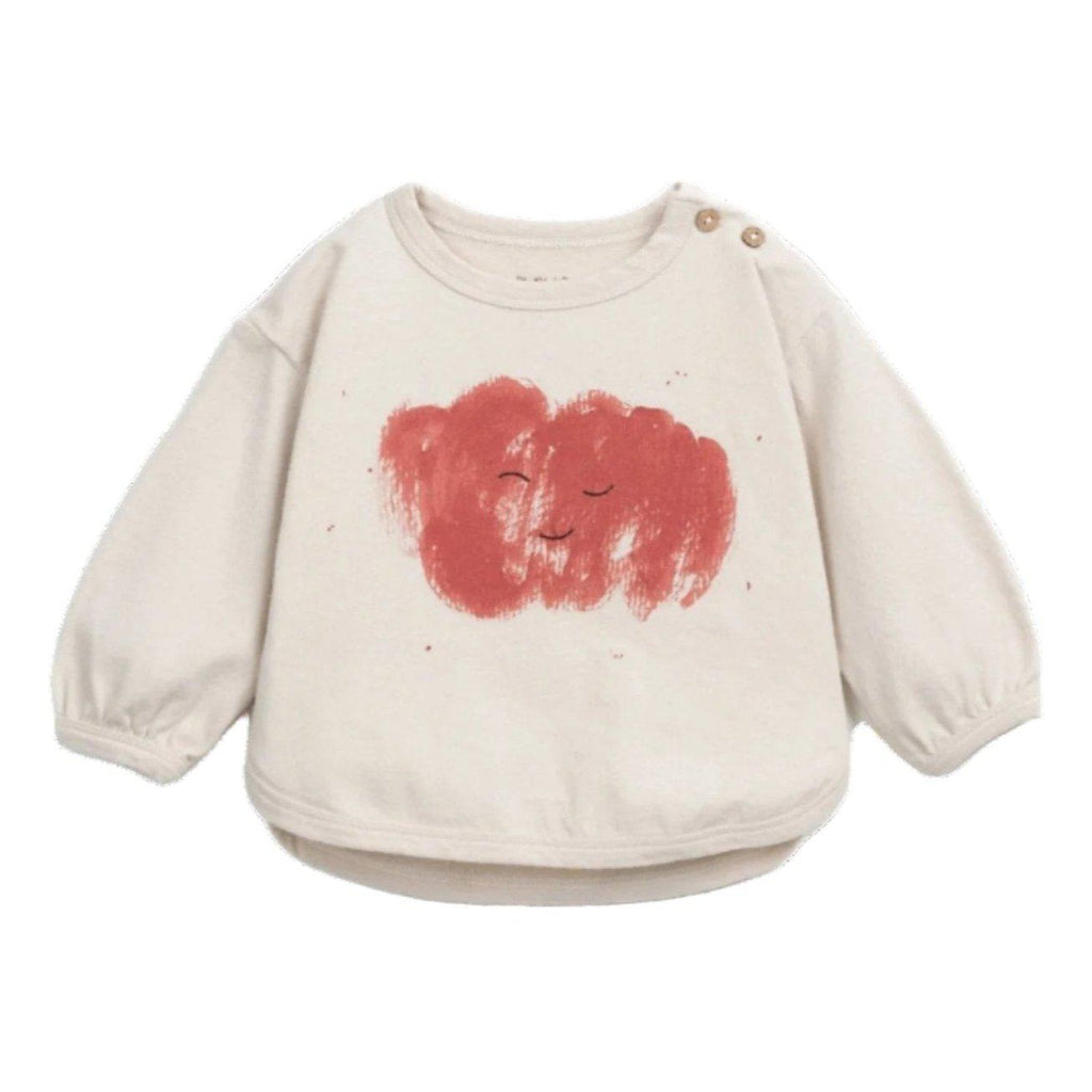 Play Up - Organic Jersey Sweatshirt - Abstract Wink-Long Sleeves-0-3M (3M)-Posh Baby