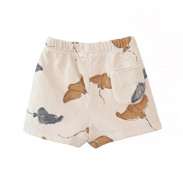 Play Up - Organic Shorts - Stingray-Bottoms-0-3M-Posh Baby