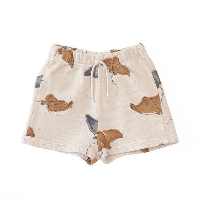 Play Up - Organic Shorts - Stingray-Bottoms-0-3M-Posh Baby