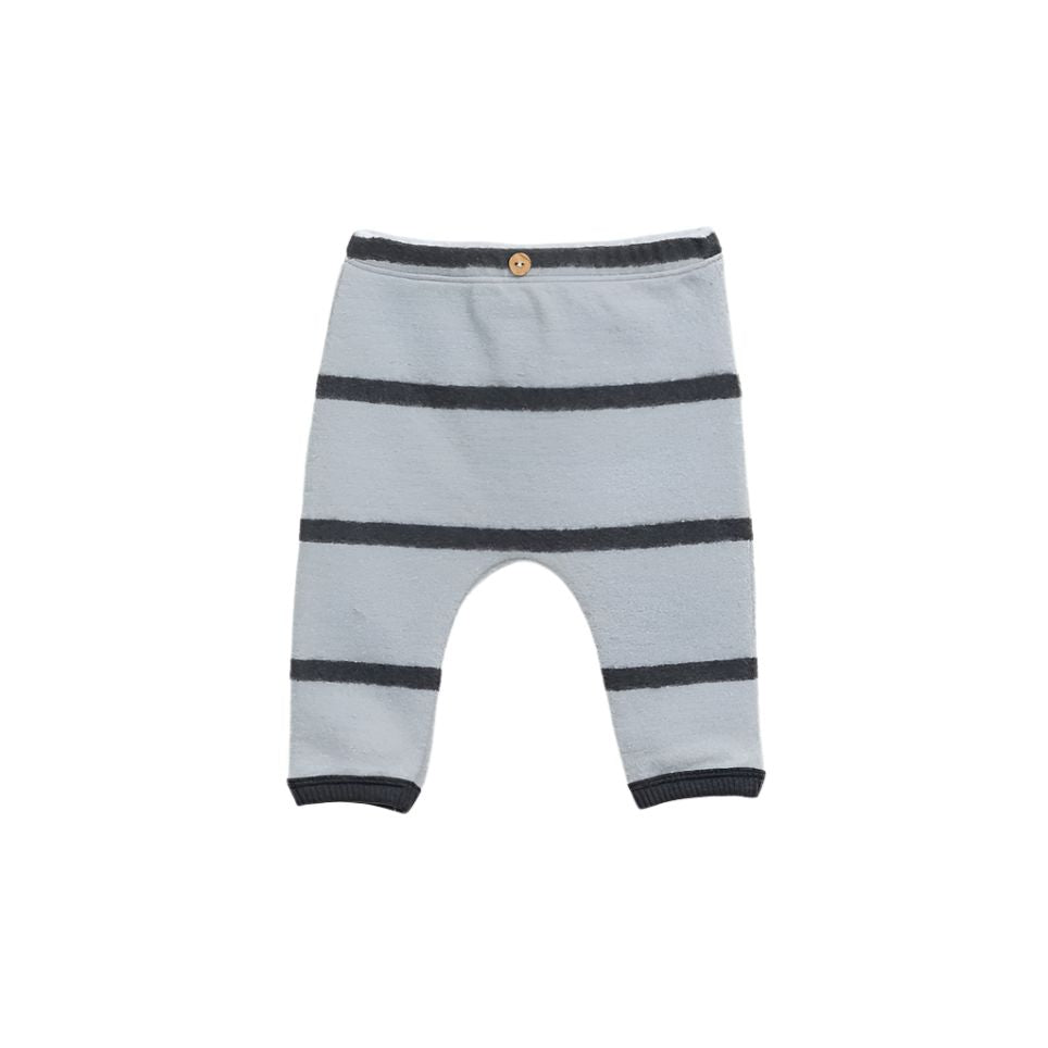 Play Up - Organic Top + Legging Set - Grey Stripes-Sets-Newborn (1M)-Posh Baby