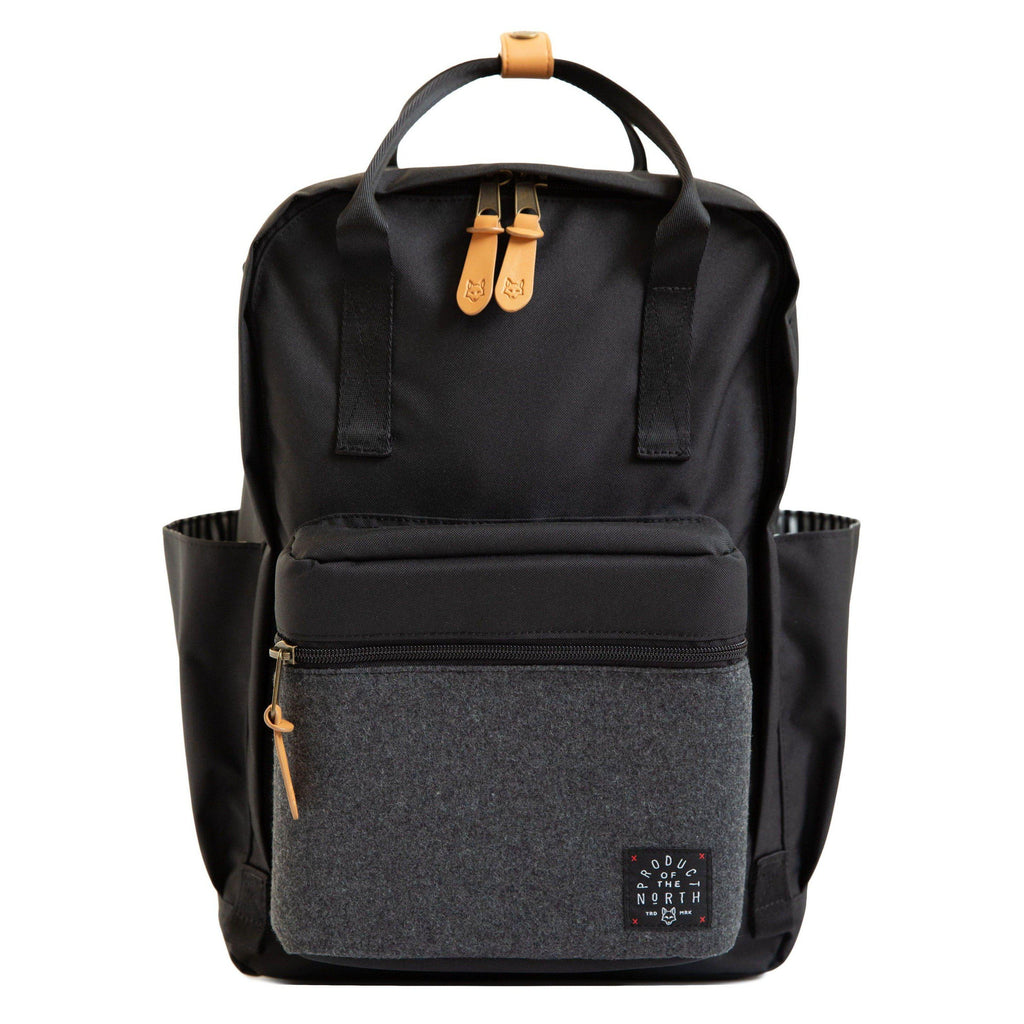 Product of The North - Elkin Sustainable Diaper Bag - Black-Diaper Bags-Posh Baby