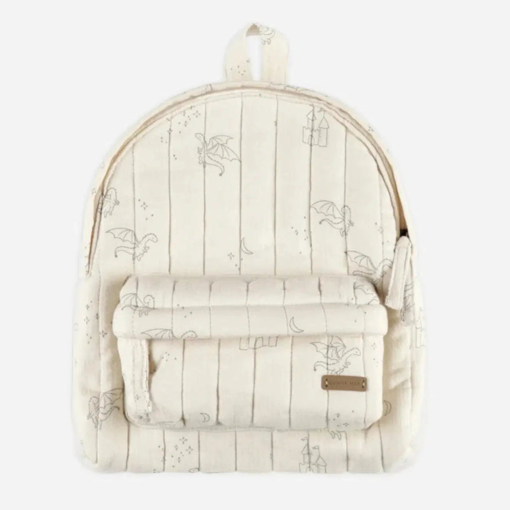 Quincy Mae - Mini Backpack - Dragons-Kids Bags + Backpacks-Posh Baby