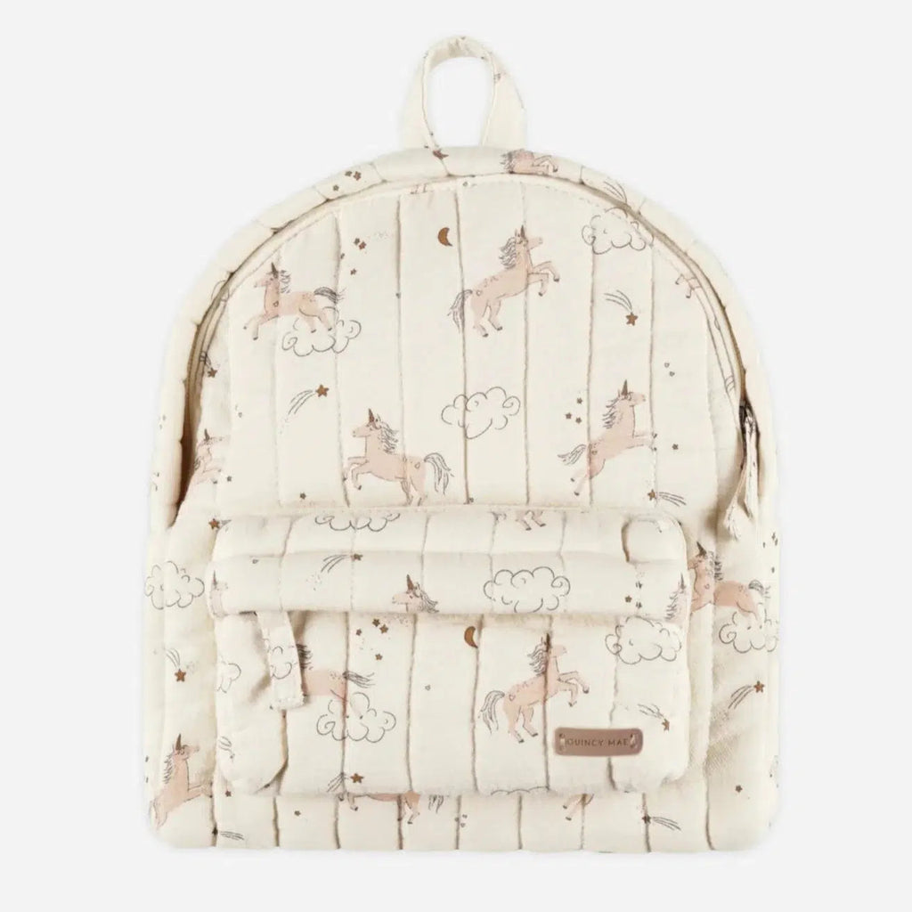 Quincy Mae - Mini Backpack - Unicorns-Kids Bags + Backpacks-Posh Baby