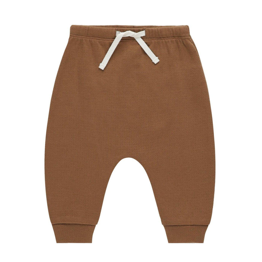 Quincy Mae - Organic Sweatpants - Cinnamon-Bottoms-18-24M-Posh Baby