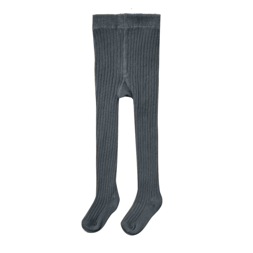 Quincy Mae - Tights - Indigo-Socks + Tights-0-6M-Posh Baby