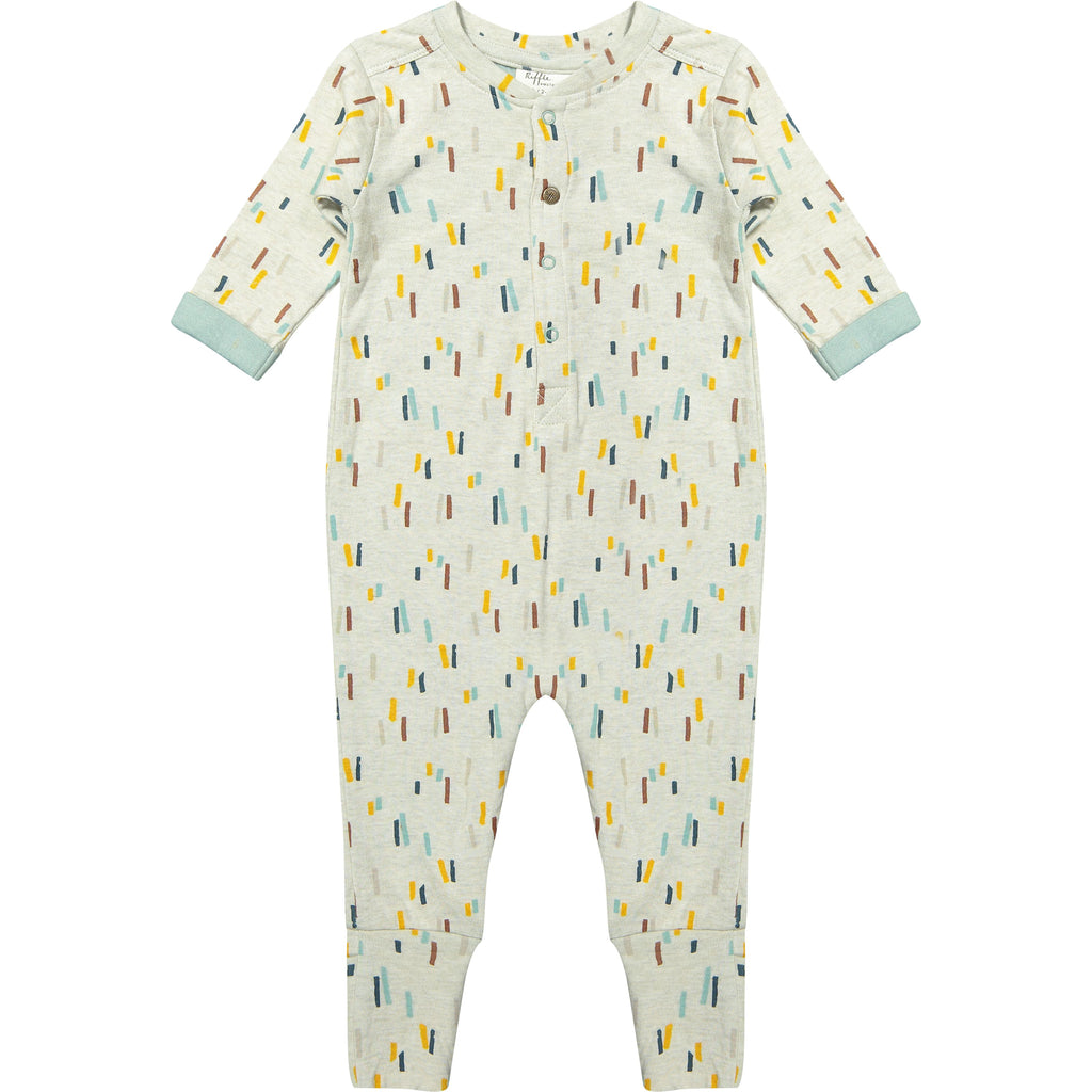 Riffle Amsterdam - Organic Convertible Romper - Confetti-Onesies-0-3M (56)-Posh Baby